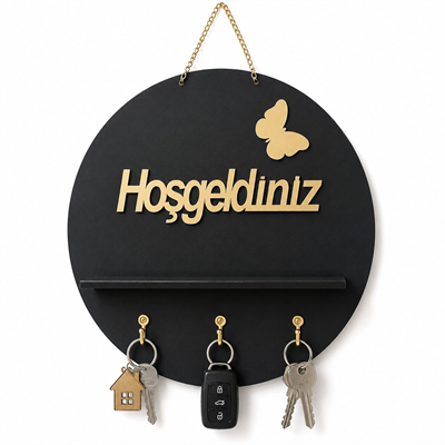 Yuvarlak Anahtarlık Hoşgeldiniz Bx40