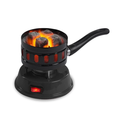 Yuvarlak Galvaniz Elektrikli Nargile Köz Ocağı