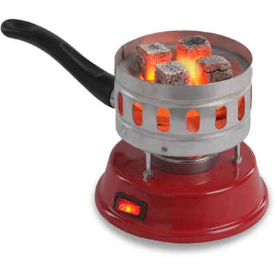 Yuvarlak Galvaniz Elektrikli Nargile Köz Ocağı