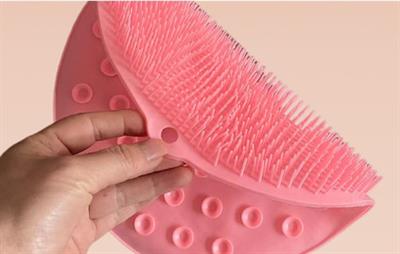 Yuvarlak Vantuzlu Banyo Sırt Kese Matı 26 cm (3936)