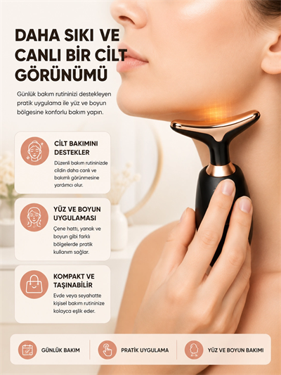 Yüz Masaj Aleti Pilli Cilt Bakım Cilt Sıkılaştırma Derinlemesine Temizler