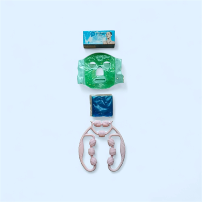 Yüz Maskesi Cilt Bakım Seti – Maske, Buz Küresi, Termo Jel Ve Selülit Masaj Aleti