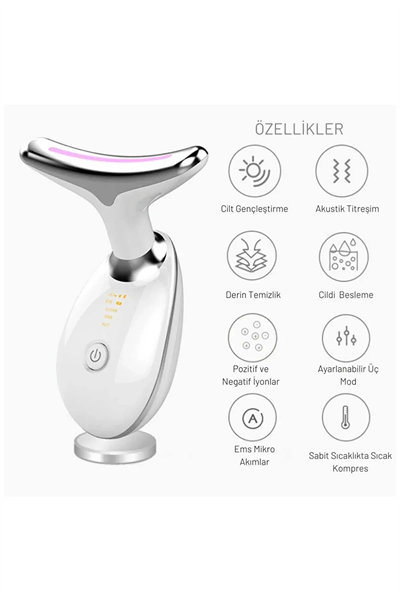 Yüz Ve Boyun Kırşıklık Giderici Ems Güzellik Cihazı ( Gıdık,sarkma,kırışıklık)