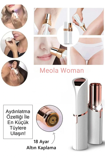 Yüz Vucut Epilasyon Aleti - Bıyık Alma Epilatörü - Yüz Epilatör - Bıyık Tüy Alma Aleti