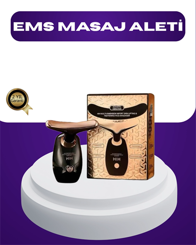 Yüz ve Boyun İçin Cilt Sıkılaştırıcı Masaj Cihazı