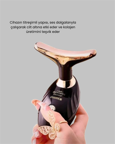 Yüz ve Boyun İçin Cilt Sıkılaştırma ve Kolajen Artırıcı Bakım Cihazı