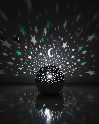 Zaman Ayarlı Fişli Yıldız Projektör Ortam Lambası