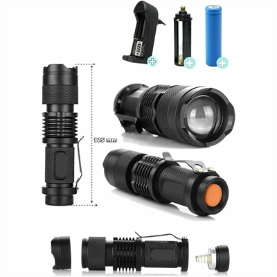 Zoomlu El Feneri Su Geçirmez El Feneri Kama Star Km82