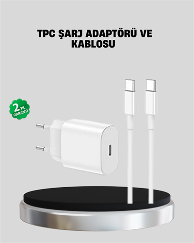 iOS Uyumlu 20W USB-C Hızlı Şarj Cihazı Telefon ve Tablet İçin