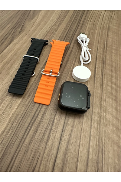iOS ve Android Uyumlu Akıllı Saat, Nabız Ölçer, Uyku Takibi ve Sesli Görüşme Özellikli Siyah Model