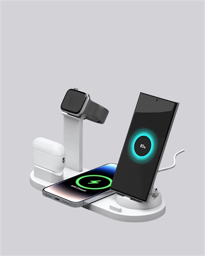 iPhone, Apple Watch ve AirPods ile Uyumlu 4ü 1 Arada Şarj Ünitesi – Tüm Apple Cihazları Tek Noktada