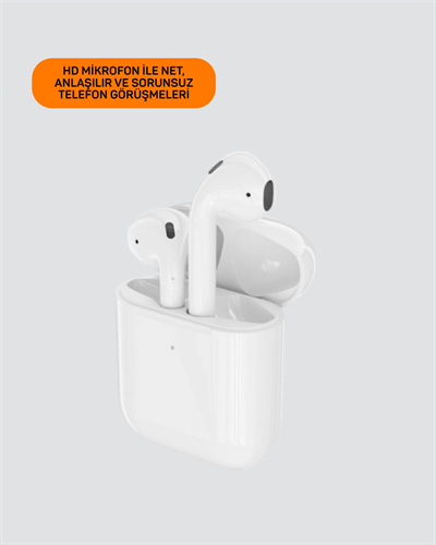 iPhone Modelleriyle Uyumlu Bluetooth Kulaklık Gürültü Önleme Özellikli