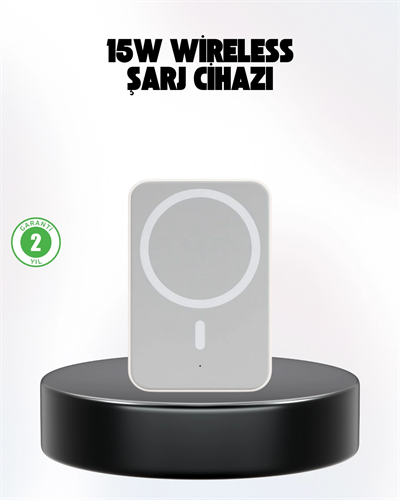 iPhone Serileri ile Uyumlu MagSafe Manyetik Araç Telefon Tutucu ve Şarj Cihazı