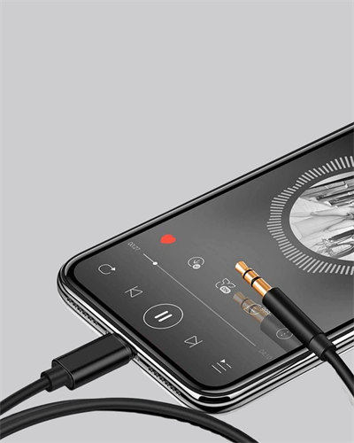 iPhone Uyumlu Lightning 3.5mm Aux Adaptör Kablo Stereo Ses Aktarım