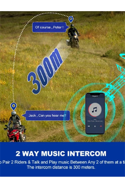 y10 2x Motosiklet Kask İntercom Çift Eşleşme Rgb Işıklı Bluetooth Kulaklık 5,3