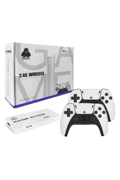 yeni nesil 3D 4K 2000 Oyunlu Game Stick Oyun Konsolu Çift Konsol