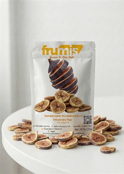 Çıtır İncir - Freeze Dried Dondurularak Kurutulmuş İncir 20 gr | Şekersiz, Katkısız, Doğal