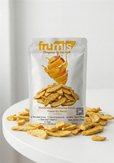 Çıtır Mango - Freeze Dried Dondurularak Kurutulmuş Mango 20 gr | Şekersiz, Katkısız, Doğal