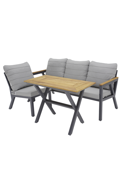 Rosa Alüminyum Iroko Köşe Takımı 3+1