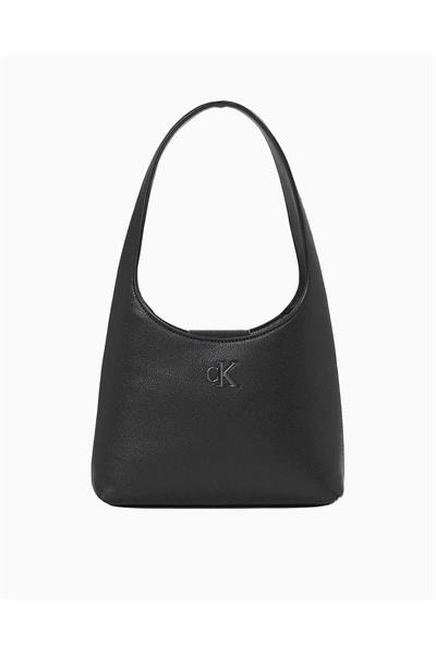 Jeans Minimal Monogram Shoulder Omuz Çantası