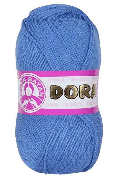 1 Adet Dora El Örgü İpi Yünü 100 gr 015 Mavi - mudanis