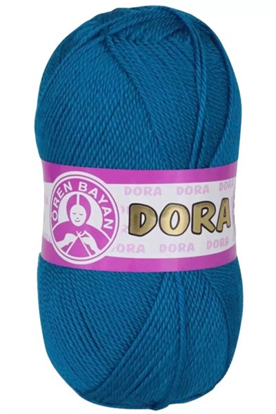 1 Adet Dora El Örgü İpi Yünü 100 gr 026 Okyanus - mudanis