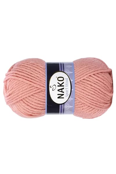 1 Adet Sport Wool Atkı Bere Ceket Yelek Örgü İpi Yünü No: 2807 Bonsai Çiçeği - mudanis