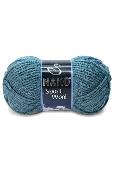 1 Adet Sport Wool Atkı Bere Ceket Yelek Örgü İpi Yünü No: 185 Fırtına - mudanis