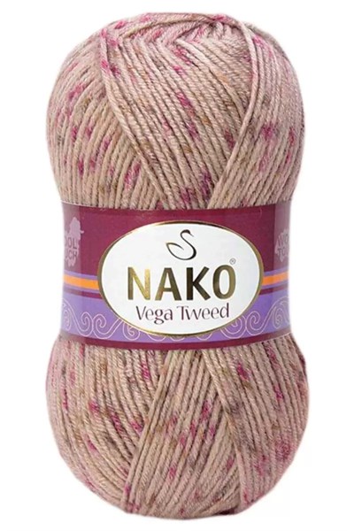1 Adet Vega Tweed Premium Akrilik El Örgü İpi Yünü No: 31758 - mudanis