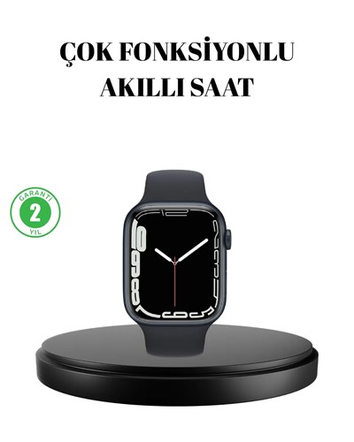 1.9 İnç Akıllı Saat – Bluetooth 5.0, Kablosuz Şarjlı, IP68 Su Geçirmez Akıllı Saat