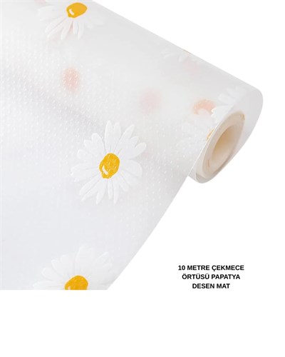 10 METRE PAPATYA DESEN KAYDIRMAZ