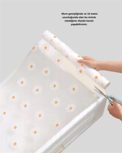 10 METRE PAPATYA DESEN KAYDIRMAZ