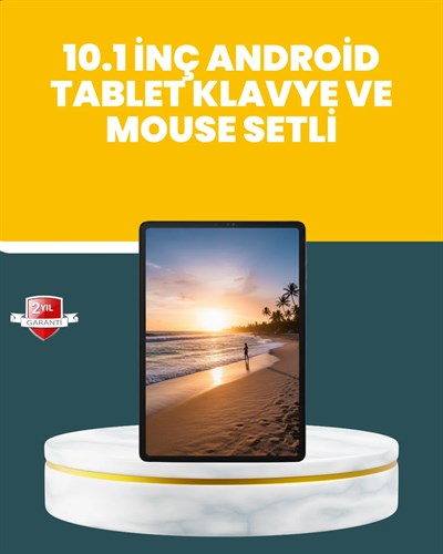 10.1 İnç IPS Ekranlı Android Tablet Bilgisayar Seti
