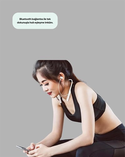 100 Saat Pil Ömrü Boyun Askılı Bluetooth Kablosuz Kulaklık