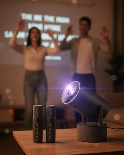 1080P Taşınabilir Projeksiyon WiFi Bluetooth Destekli