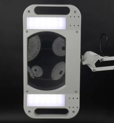 10X LED Akrobat Büyüteç 2x15w 170x113 mm 10 Diopter Mercek LT