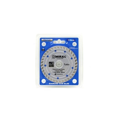 115 mm Mermer Kesme Diski 22.2 mm İnce Turbo