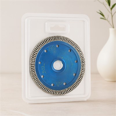 115x22.2 mm Elmas Mermer Kesici Disk İnce Turbo 1.2 mm