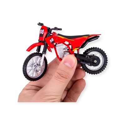 1:18 Ölçekli Model Motosiklet - DS928 - Kırmızı