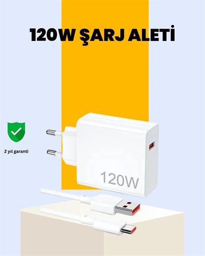 120 Watt Type C Hızlı Şarj Cihazı Reno 4 5 6 Uyumlu