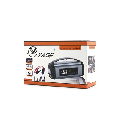120W Taşınabilir Araç Akü Takviye Seti - Powerbank & Fener