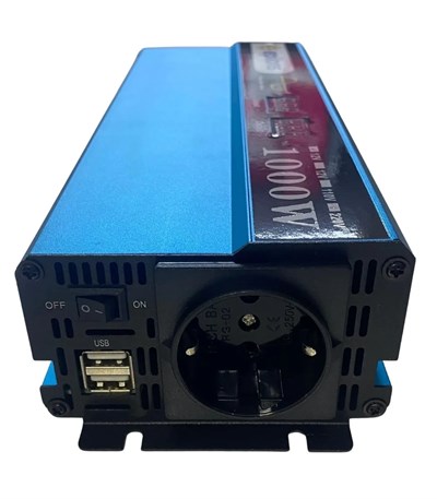 12v 1000w Tam Sinus İnverter 220v Çevirici Taşınabilir Güç Kaynağı