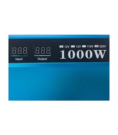 12v 1000w Tam Sinus İnverter 220v Çevirici Taşınabilir Güç Kaynağı