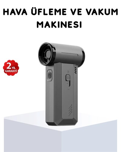 130000 RPM Çok Fonksiyonlu Şarjlı Hava Üfleme ve Vakum Temizlik Cihazı