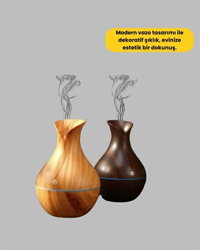 130ml Su Depolu USB Güçlü Kompakt Masaüstü Nemlendirici Difüzör