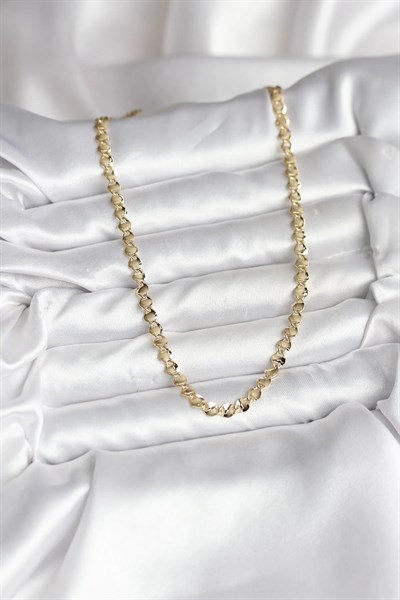 14K Gold Renk Kaplama Zincir Model CM Kadın Kolye