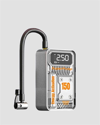 150 PSI Kablosuz Şarjlı Hava Pompası – LED Ekranlı ve Otomatik Kapanma Özellikli