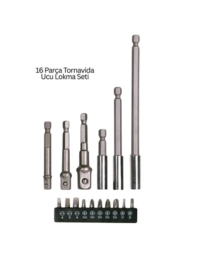 16LI MATKAP UCU SETİ
