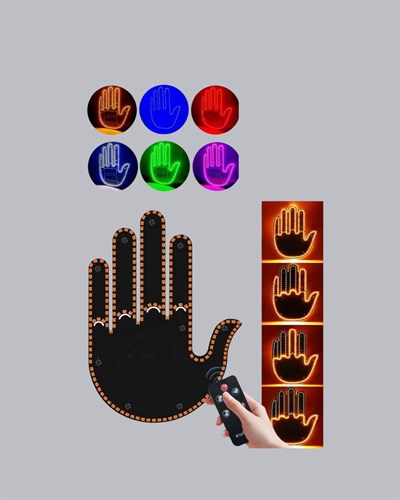 176 LED Amber Renkli El Hareketiyle Kontrol Edilen Motosiklet Dönüş Sinyali