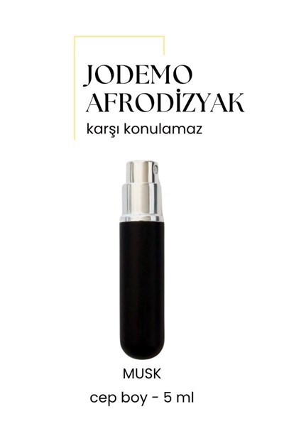 2 Adet Afrodizyak Etkili Erkek Parfüm Cep Boy Musk 5ml